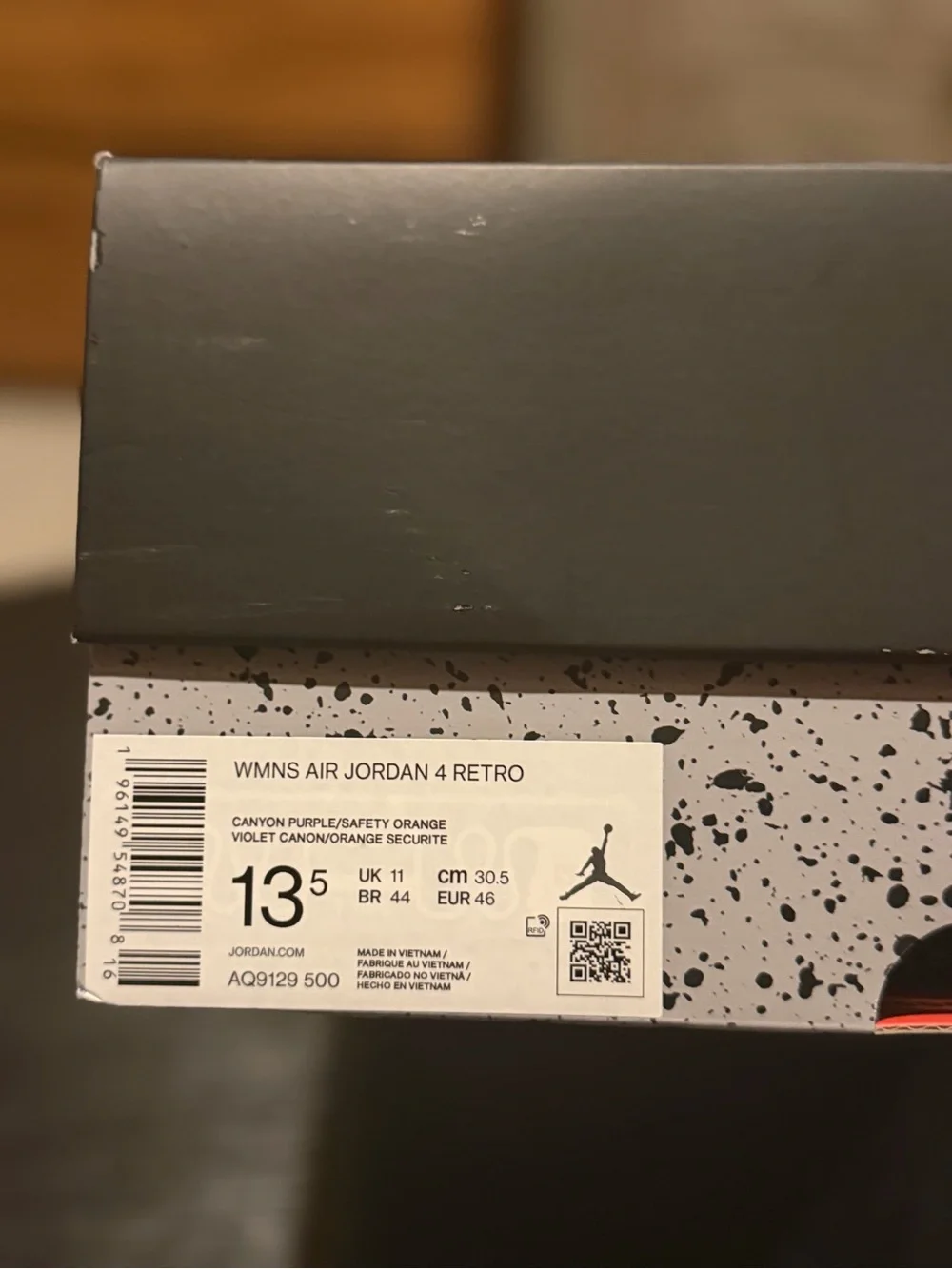 Jordan 4 Retro Canyon Purple